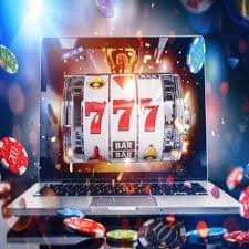Live casino dealer at multi-camera gaming studio